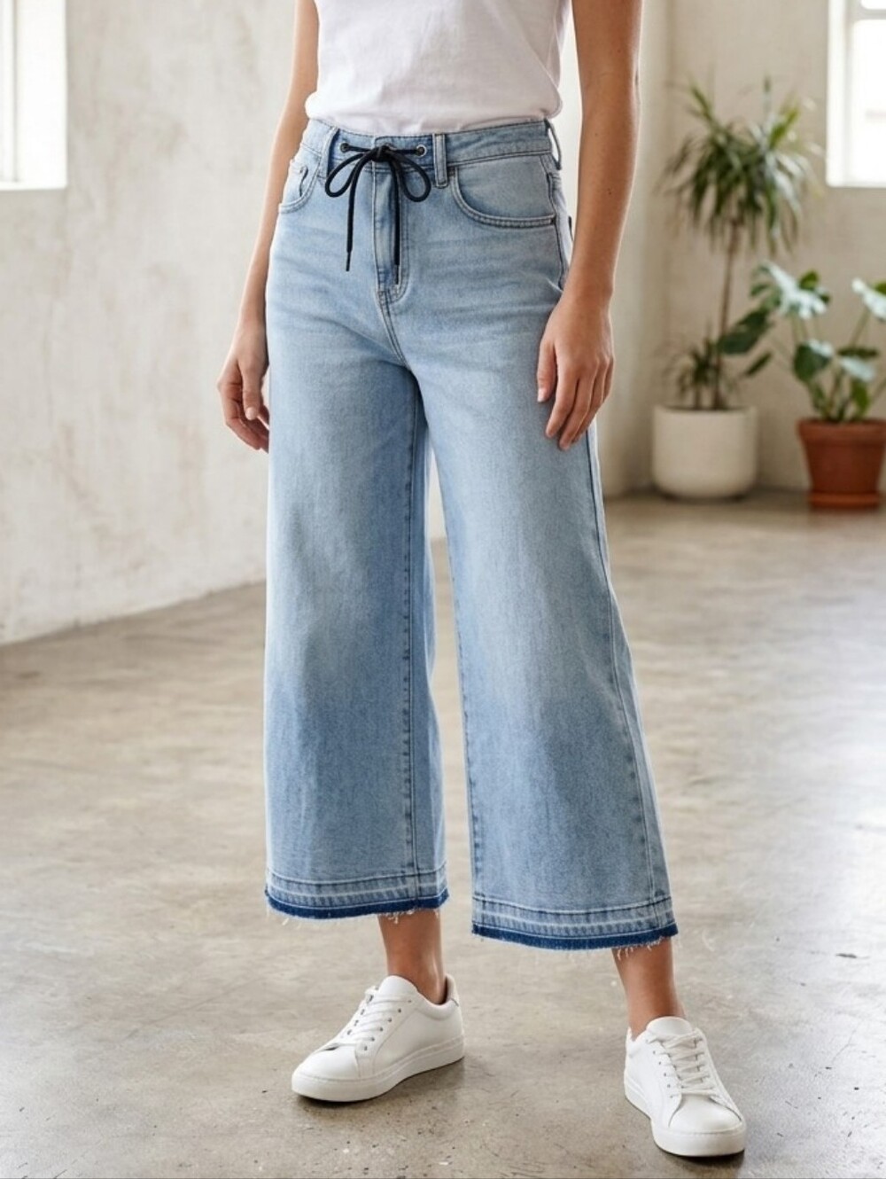 RACHEL By Rachel Roy Overjoyed Cropped High Rise Jeans Blue Size 8/29